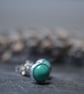 Turquoise and silver studs