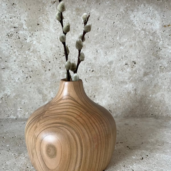 Hand turned vase