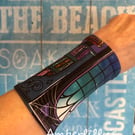 Long wrist cover up cuff in fun goth style