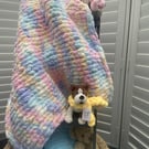 Baby Blanket Hand Knitted (Colour: Marshmallow)