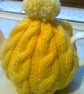 Yellow Cable Tea Cosy - Image 1