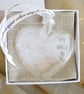My Angel Memorial Feather Bauble, Heart Glass Christmas Ornament, In Loving Memo - Image 9