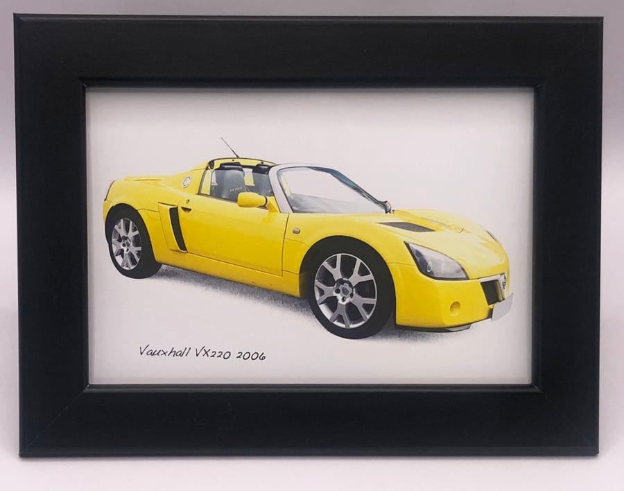 Vauxhall VX220 2006 - 4x6" Photograph in a Black or White frame