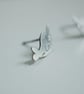 Eco silver narwhal studs - Image 3
