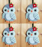 Hand Stitched Owl. Hanging Decorations. Felt Decorations. Owl Decoration. Owls. - Image 1