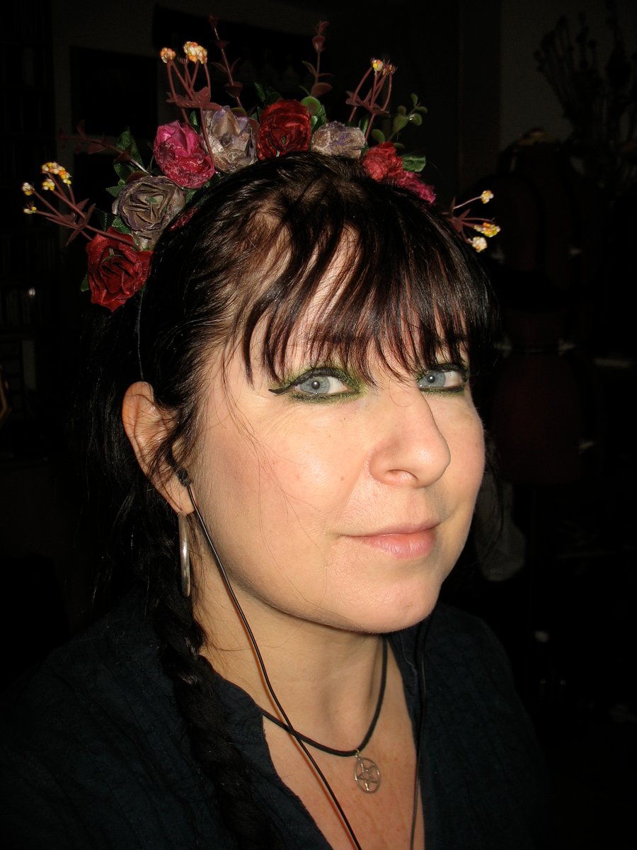 Sweet little rose flower headband headdress