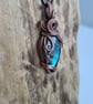 Natural Labradorite & Copper Pendant Necklace Gift Crystal Jewellery Jewelry - Image 5