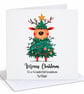 Deer Christmas Card Merry Christmas Daughter Son Granddaughter Grandson Niece - Image 5