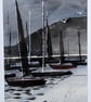 Sail Boats. Blank Card. Original Watercolour 260189 - Image 3