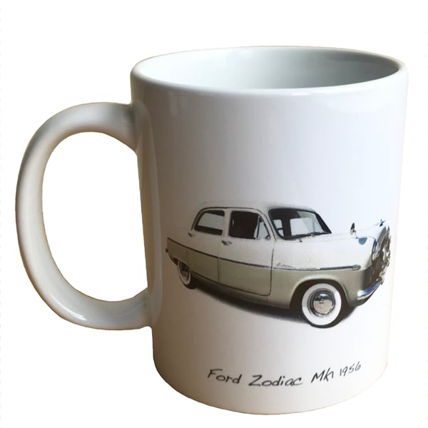 Ford Zodiac Mk1 1956 - 11oz Ceramic Mug for Classic Ford fan