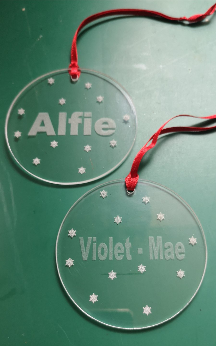 Acrylic Personalised Christmas Decoration 
