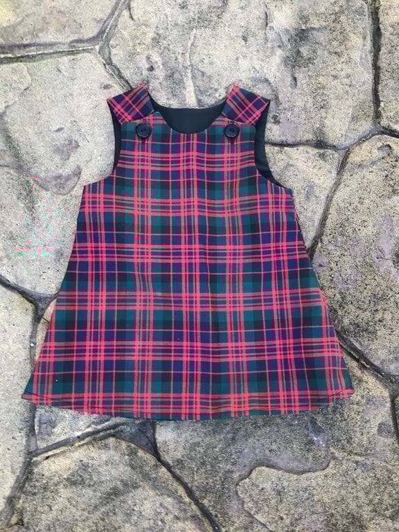 MacDonald Tartan Pinafore Dress