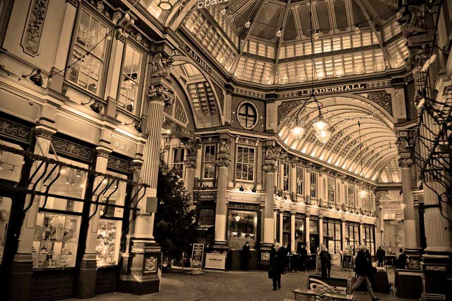 Leadenhall Market City of London England Photograph Print
