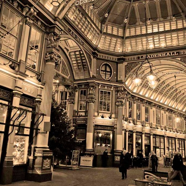 Leadenhall Market City of London England Photograph Print