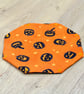Fabric storage box with Pumpkins and Stars - Halloween - Image 3