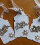 Set of 3 Merry Christmas Gift Tags - Image 1