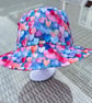 Pink Candy Hearts Sun Hat