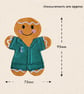 Veterinary Nurse Gingerbread Decoration - Embroidered Vet Nurse Character - Image 4