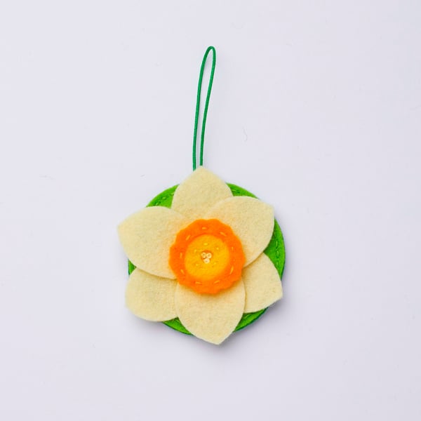 Narcisus Daffodil flower - hanging decoration