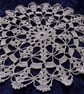 White Lacy  Crochet Doily - Image 1