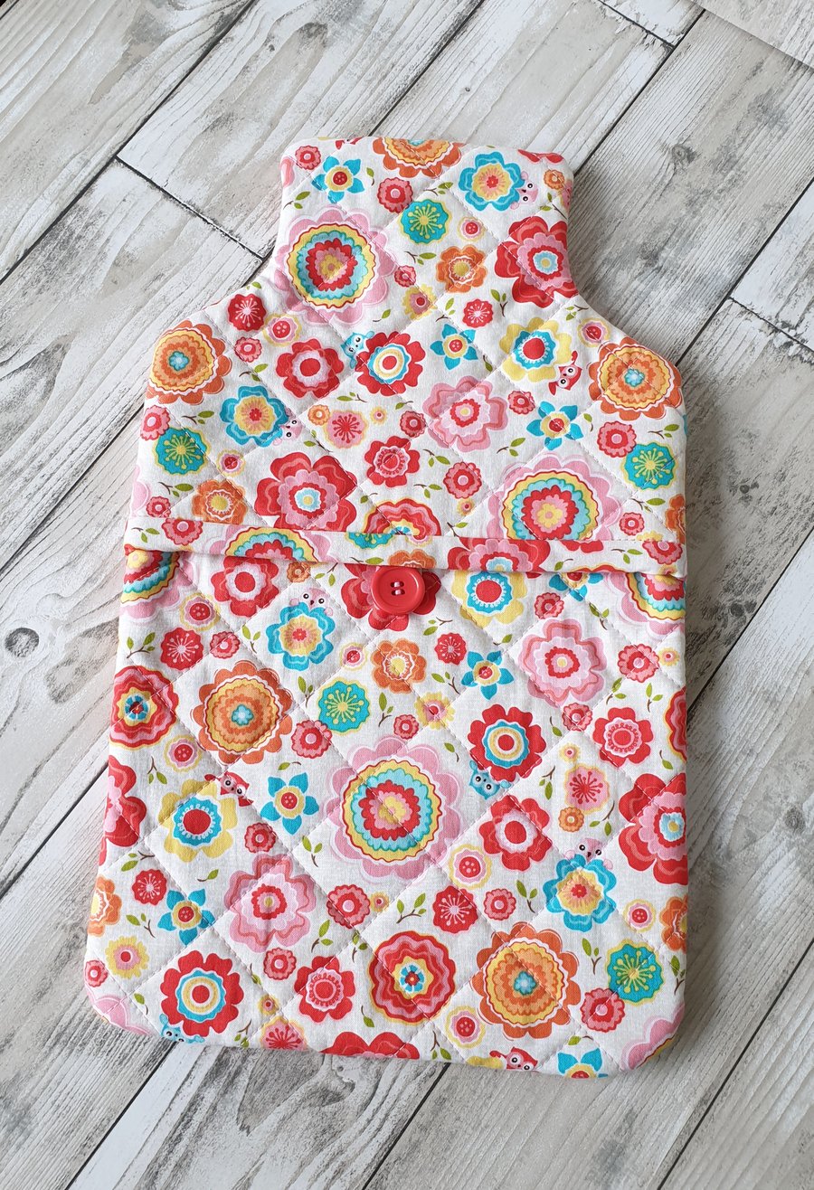 Padded Hot Water Bottle Cover