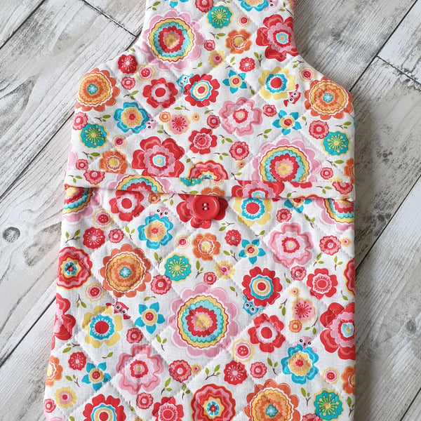Padded Hot Water Bottle Cover