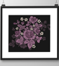 239 - Floral Lilac Roses Cross Stitch Pattern: Vintage Damask Design (PDF Chart) - Image 3