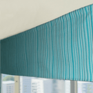 Cotton Pelmet, Café Curtain, Shelf Curtain, Cupboard Curtain, Turquoise Teal