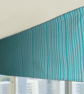 Cotton Pelmet, Café Curtain, Shelf Curtain, Cupboard Curtain, Turquoise Teal