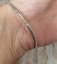 Unique Sterling Silver 925 Double Foam Colour Seaham Seaglass Adjustable Bangles - Image 9