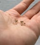 Petite Silver Arrow Stud Earrings - Handmade, Sterling Silver - Image 3