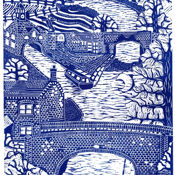 View Over Apple Pie Lane Bridge, Nuneaton