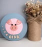 Mr Oink Handmade Twine Pig Wall Art Rustic Farmhouse Nursery Decor