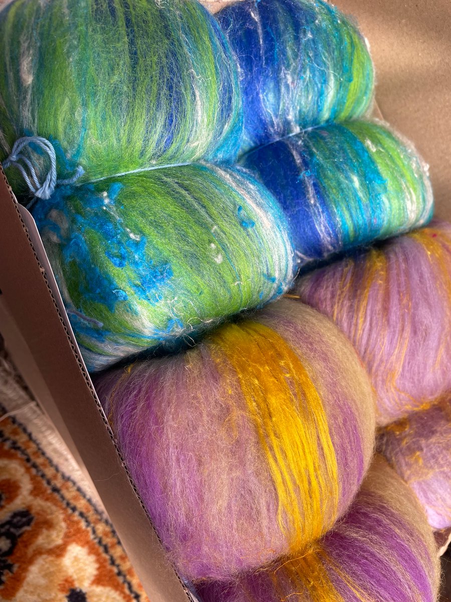 Wool, Silk & Bamboo Art Batts