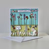 Special Order for A.M. - 'Good Luck Card' - Handmade Blank Card