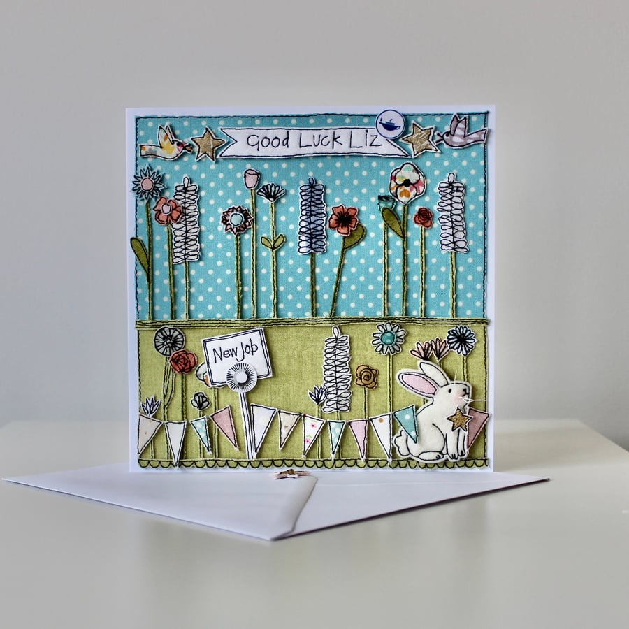Special Order for A.M. - 'Good Luck Card' - Handmade Blank Card