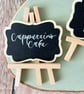 Personalised Mini Chalkboard Food Signs with Easel, Hand Lettered Buffet Labels - Image 5