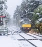 Train Holkham Norfolk Christmas Greeting Card A5