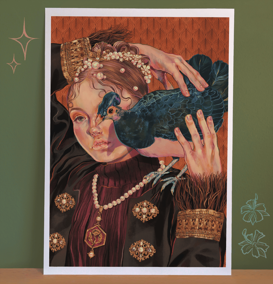 The Maleo Bird - A4 Recycled Illustration Art Print (Fundraiser)