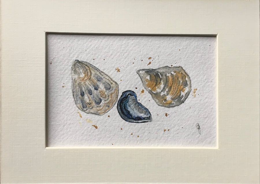 3 Shells original artwork 