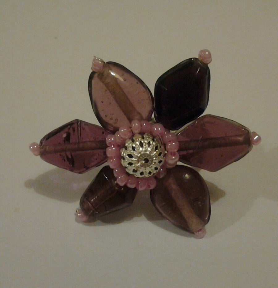 Bead Flower Ring