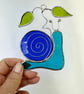 Stained Glass Snail Suncatcher - Hanging Window Decoration  - Image 10