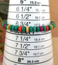 "fearless" mixed howlite stretch bracelet  - Image 9
