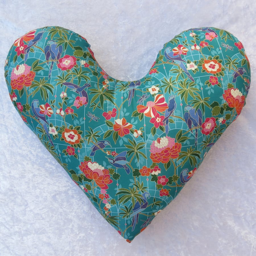 Cardiac pillow.  Chest Surgery pillow.  Made from Liberty Lawn.  15 x 17 inches.