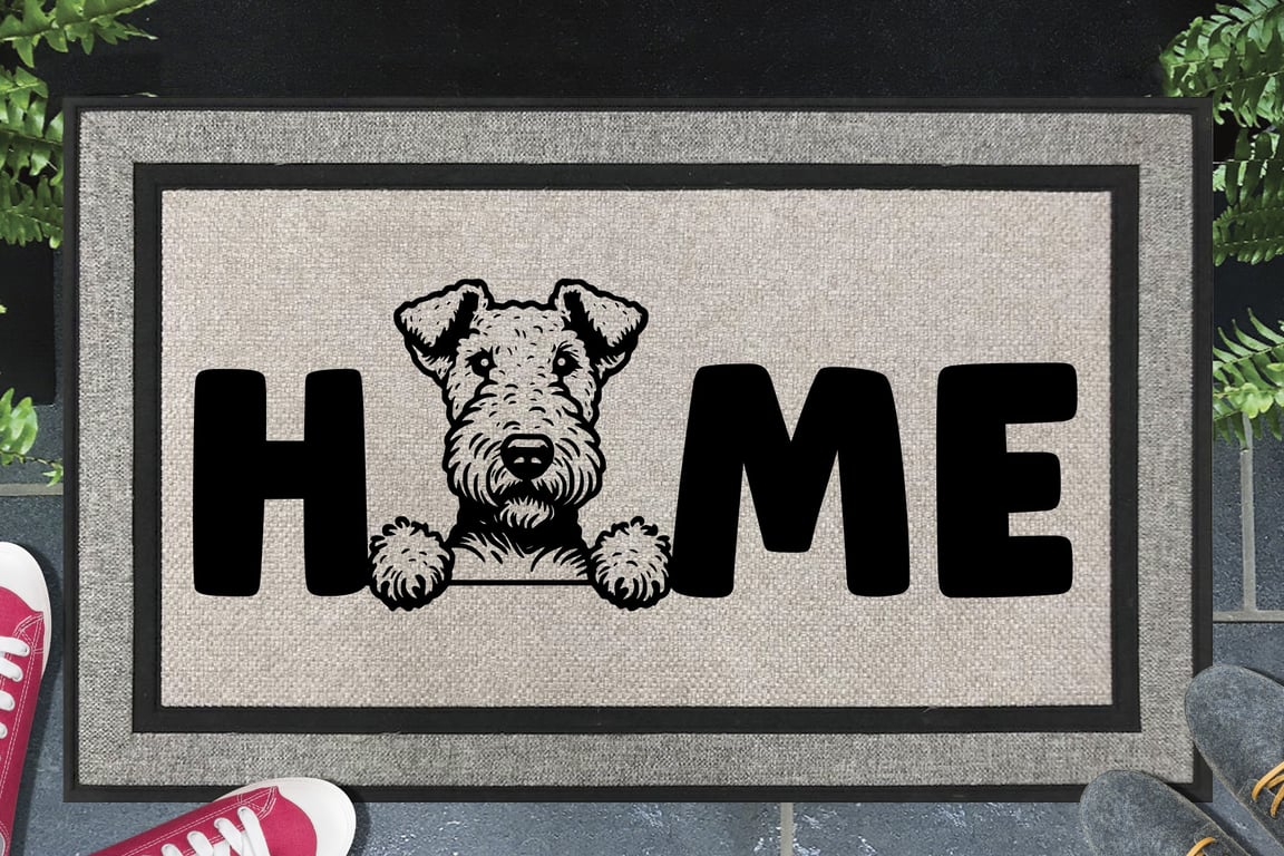 Airedale Terrier Home Door Mat No.2 - All Weather - Welcome Mat - 45x70cm 