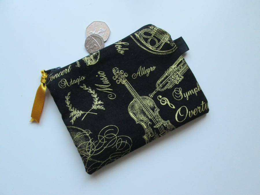 SALE Musical  Coin Purse