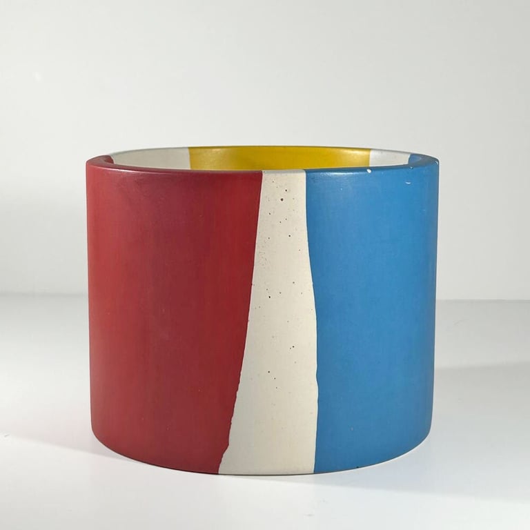 Chunky terrazzo plant pot, indoor modern concrete Jesmonite large planter