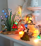 Bluebells and Snowdrops - Stained Glass Tealight Holder Suncatcher - Image 10