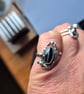 Sterling silver gothic ring - Image 4