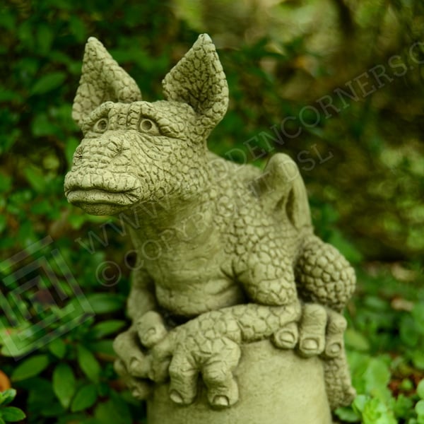 Frankie the Dragon Stone Garden Ornament